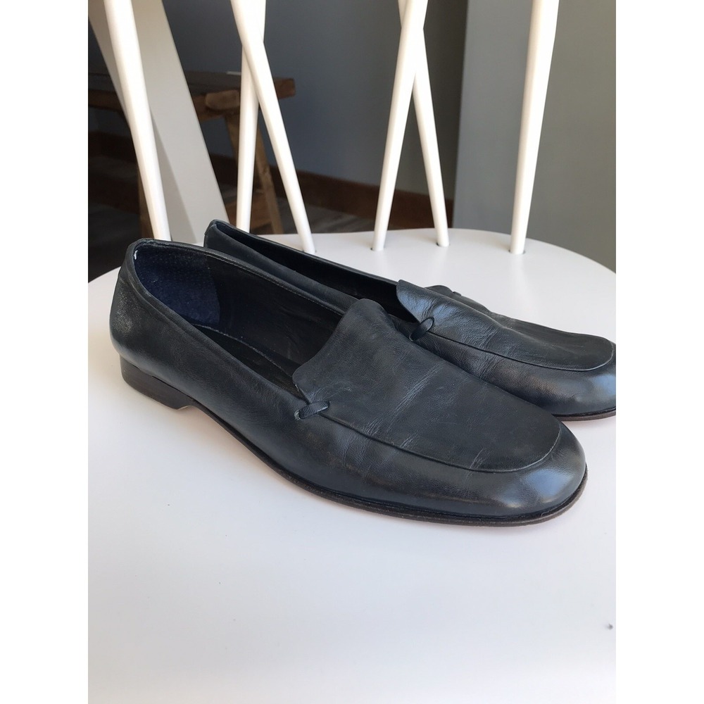 Paolo Corelli Blue Loafers/ Dress Shoes Size 7.5 m Leather